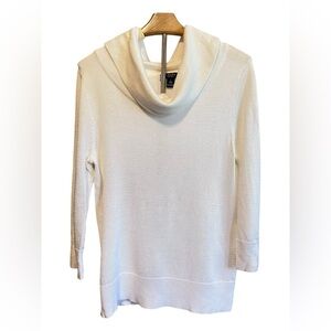 CHAPS White Cowl Neck Sweater – Size Large
